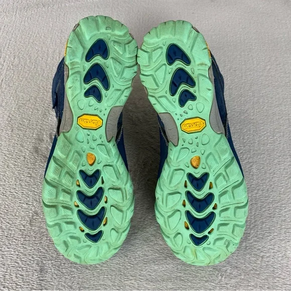 Ahnu X Teva Sugarpine II Women's Mid Hiking Boot 9 Blue Waterproof Air Vibram - Picture 9 of 10